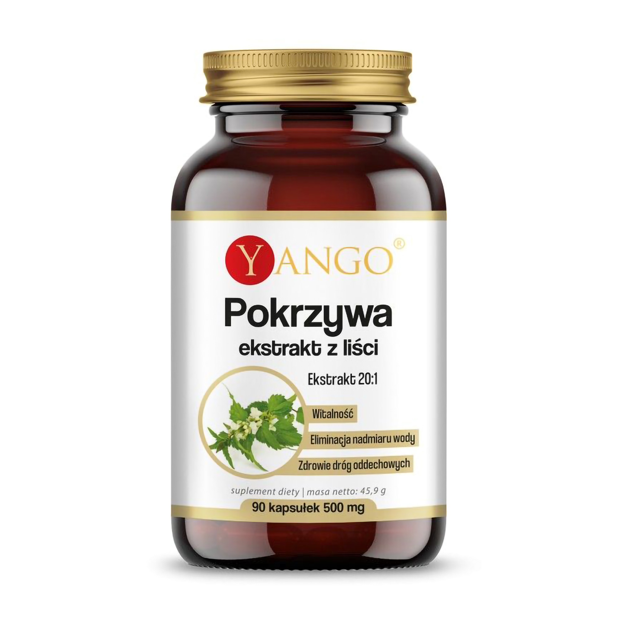 Кропива Yango 500 мг, 90 капсул